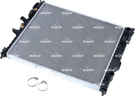 Радиатор охлаждения двигателя NRF (алюминий). Артикул 55335