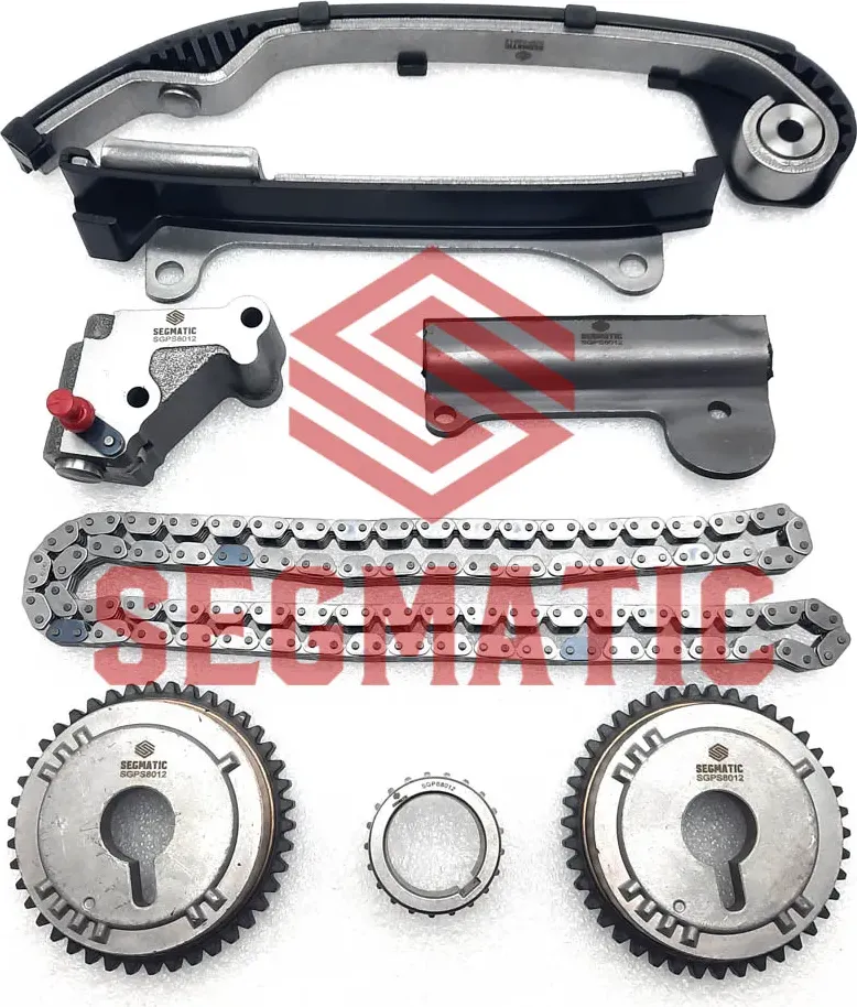 КОМПЛЕКТ ЦЕПИ ГРМ (ЦЕПЬ-1,НАТ-1,УСП-3,ШЕСТ-3)  NISSAN ALMERA/PRIMERA 1 (Segmatic) Segmatic. Артикул SGPS8012
