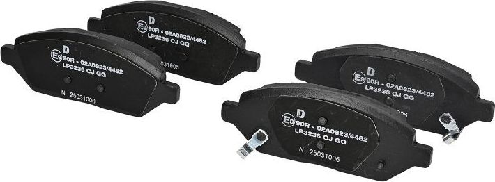 Тормозные колодки Delphi (Low-Metallic). Артикул LP3236
