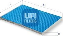Салонный фильтр UFI ARGENTIUM. Артикул 34.268.00
