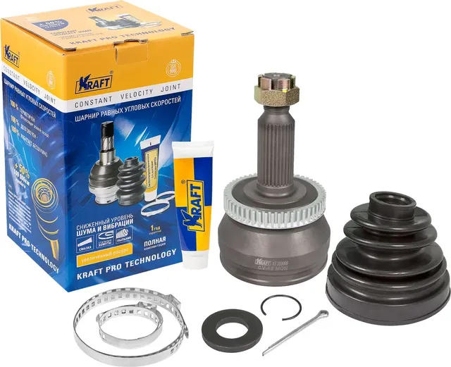 ШРУС HYUNDAI SANTA FE 06- 2.0/2.4/2.7 MT/AT ABS наруж. (Kraft). Артикул KT059066