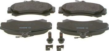 Тормозные колодки Bosch (Low-Metallic) передние для Smart Forfour I (W454) 2004-2006. Артикул 0 986 424 371