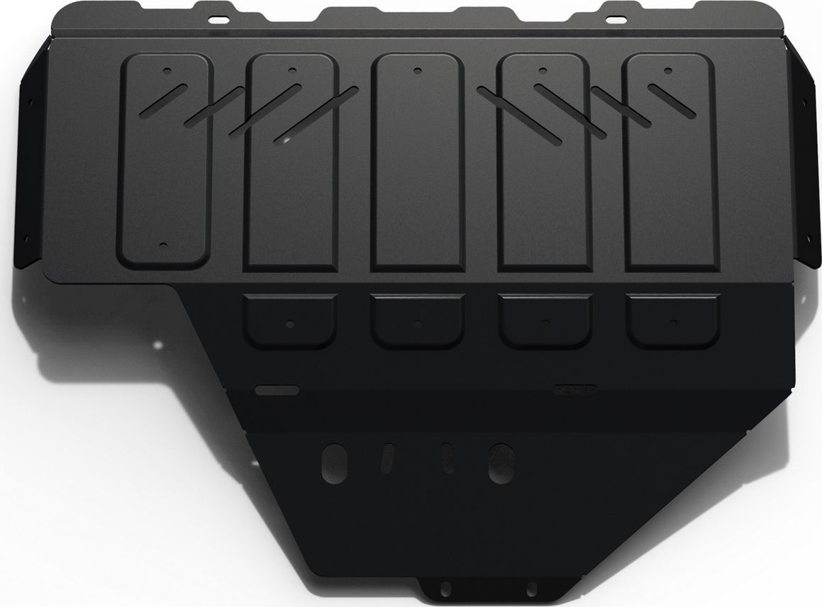 Защита АвтоБРОНЯ для картера и КПП (увеличенная) Subaru Impreza IV 2011-2016. Артикул 111.05427.1