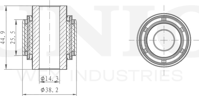 Сайлентблок рычага подвески (Unio). Артикул RMP-20031