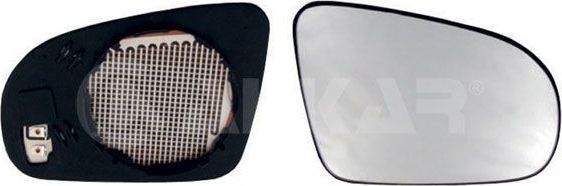 Зеркальное стекло бокового зеркала Alkar правое для Opel Corsa B 1993-2001. Артикул 6426417