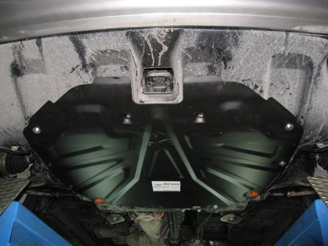 Защита алюминиевая Alfeco для картера и КПП Hyundai Santa Fe II 2010-2012. Артикул ALF.10.18 AL4