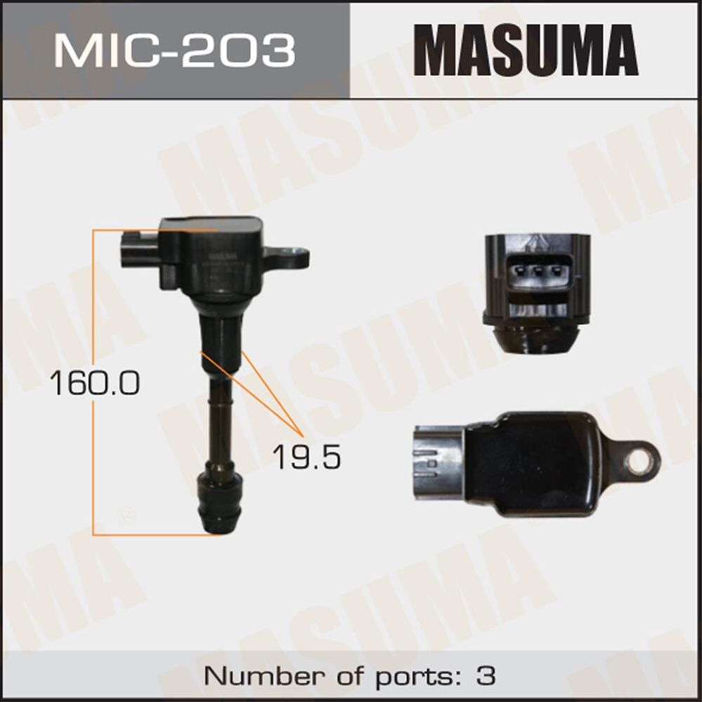 Катушка зажигания Masuma. Артикул MIC-203