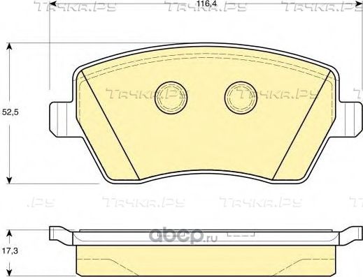 Тормозные колодки Nissan передние для Nissan Note I 2006-2012. Артикул D1060AX61F