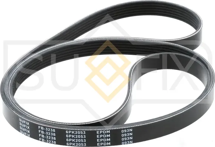 Ремень поликлиновый 6PK2053 (Sufix). Артикул FB-3238