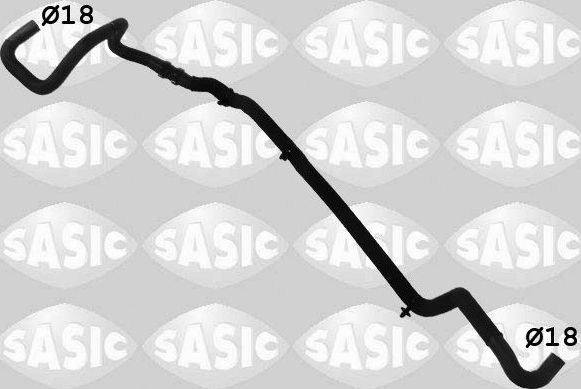 Патрубок радиатора (системы охлаждения) Sasic. Артикул 3404113