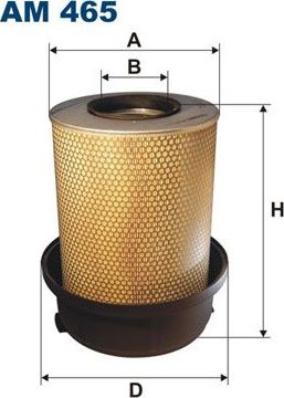 Воздушный фильтр Filtron. Артикул AM 465