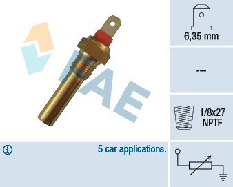 Датчик температуры охлаждающей жидкости FAE для Ford Ranger I 1999-2006. Артикул 31640