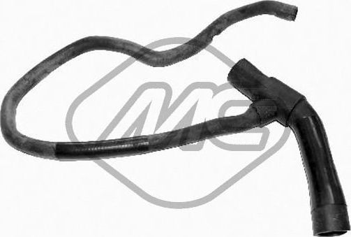 Патрубок радиатора (системы охлаждения) Metalcaucho нижний для Opel Vectra B 1996-2002. Артикул 09099