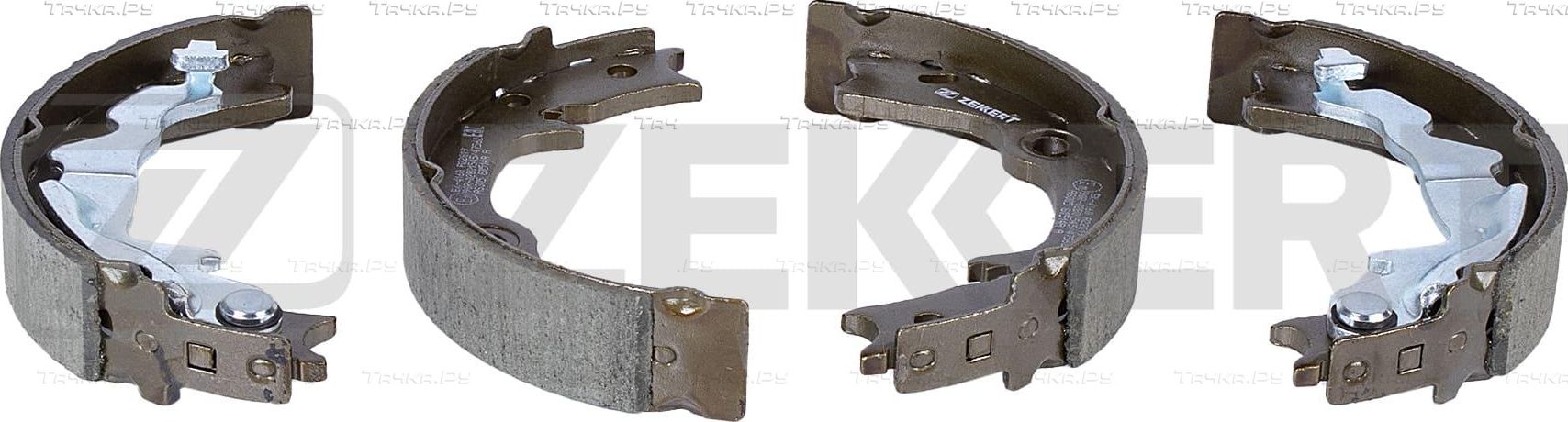 Тормозные колодки (стояночная тормозная система) Zekkert задние для Kia Rio II 2005-2011. Артикул BK-4160