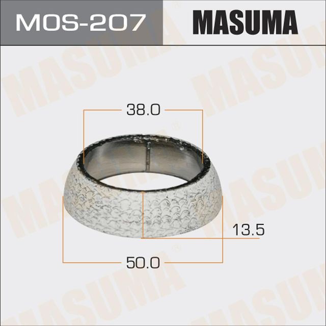 Прокладка глушителя Masuma для Toyota Platz 1999-2005. Артикул MOS-207