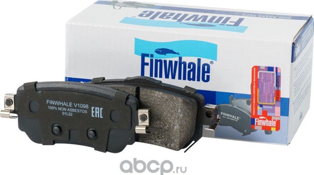 Колодки тормозные NISSAN QASHQAI/X-TRAIL 14- задние (Finwhale). Артикул V1098
