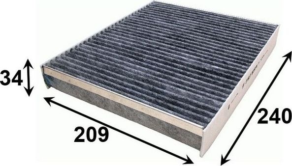 Салонный фильтр JS Asakashi. Артикул AC0111C