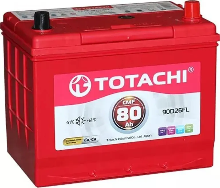 АКБ TOTACHI KOR CMF 80 FL 90D26 FL Totachi. Артикул 4589904525735