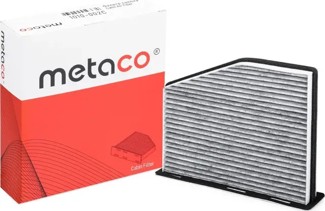 Фильтр салона VAG A3/OCTAVIA/GOLF 5 03- угольный (Metaco). Артикул 1010002C