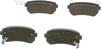 Тормозные колодки Bosch (Low-Metallic) задние для Kia Proceed I 2008-2012. Артикул 0 986 494 140