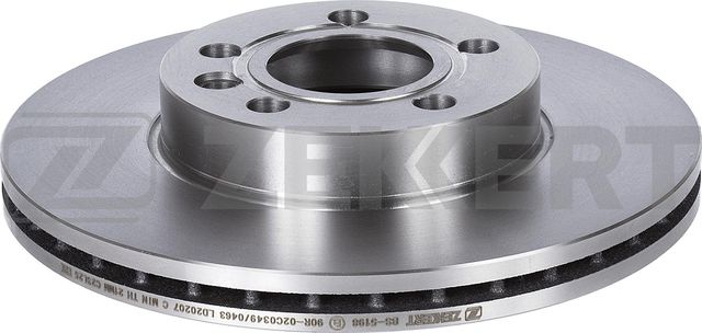 Тормозной диск Zekkert передний для Ford Galaxy I 1995-2001. Артикул BS-5198