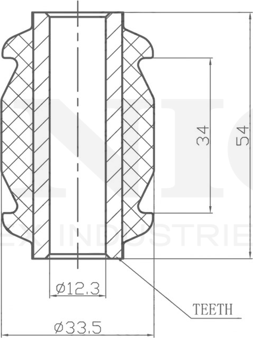 Сайлентблок рычага подвески (Unio). Артикул RMP-20294