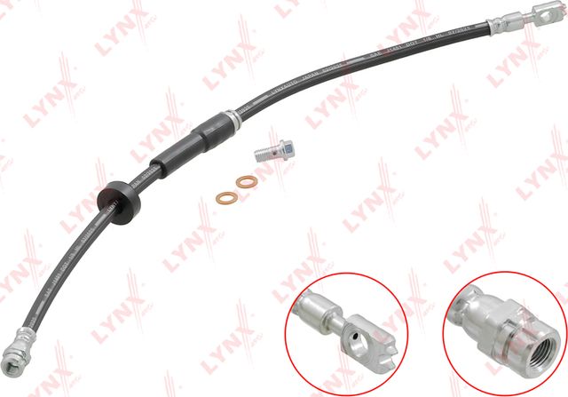Тормозной шланг LYNXauto для Volkswagen Passat CC I 2008-2012. Артикул BL-3152