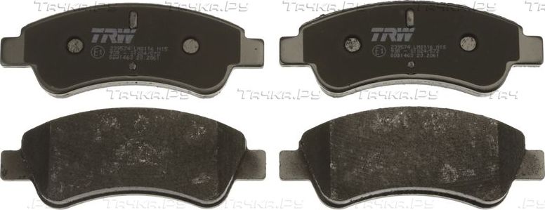Тормозные колодки TRW COTEC передние для Citroen Berlingo I 1996-2011. Артикул GDB1463
