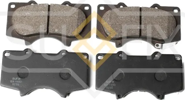 Колодки тормозные дисковые | перед прав/лев | (Sufix). Артикул SX-1483
