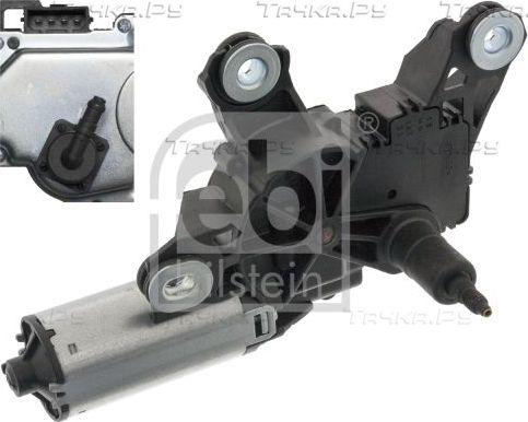 Мотор стеклоочистителя (моторчик дворников) Febi Bilstein задний для Audi A4 II (B6) 2001-2004. Артикул 100735
