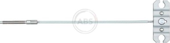 Трос ручника (тросик ручного тормоза) ABS передний для Subaru Forester II 2002-2008. Артикул K17021