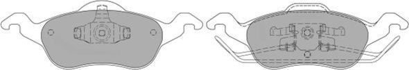 Тормозные колодки Fremax передние для Ford Focus I 1998-2005. Артикул FBP-1094