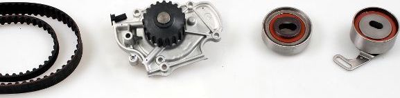 Помпа (водяной насос) с комплектом ремня ГРМ Hepu для Honda Shuttle I 1994-1998. Артикул PK07790