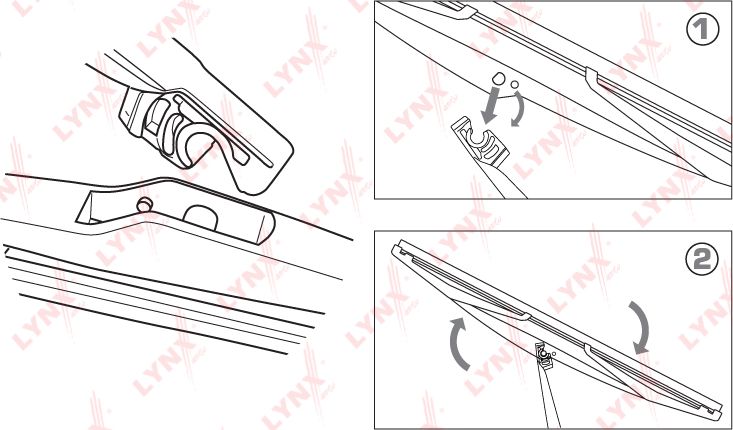 Щетка стеклоочистителя (дворник) LYNXauto. Артикул LR30S