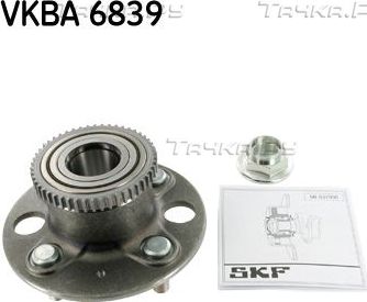 Ступица колеса с интегрированным подшипником SKF. Артикул VKBA 6839