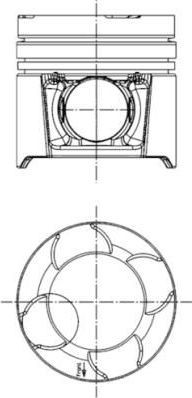 Поршневая група Kolbenschmidt. Артикул 97458600