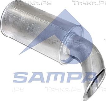 Глушитель Sampa для Volvo  FH12 1993-2002. Артикул 031.391