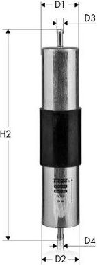 Топливный фильтр  Tecneco Filters. Артикул IN58