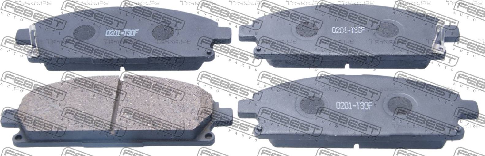 Тормозные колодки Febest передние для Acura MDX I 2003-2005. Артикул 0201-T30F
