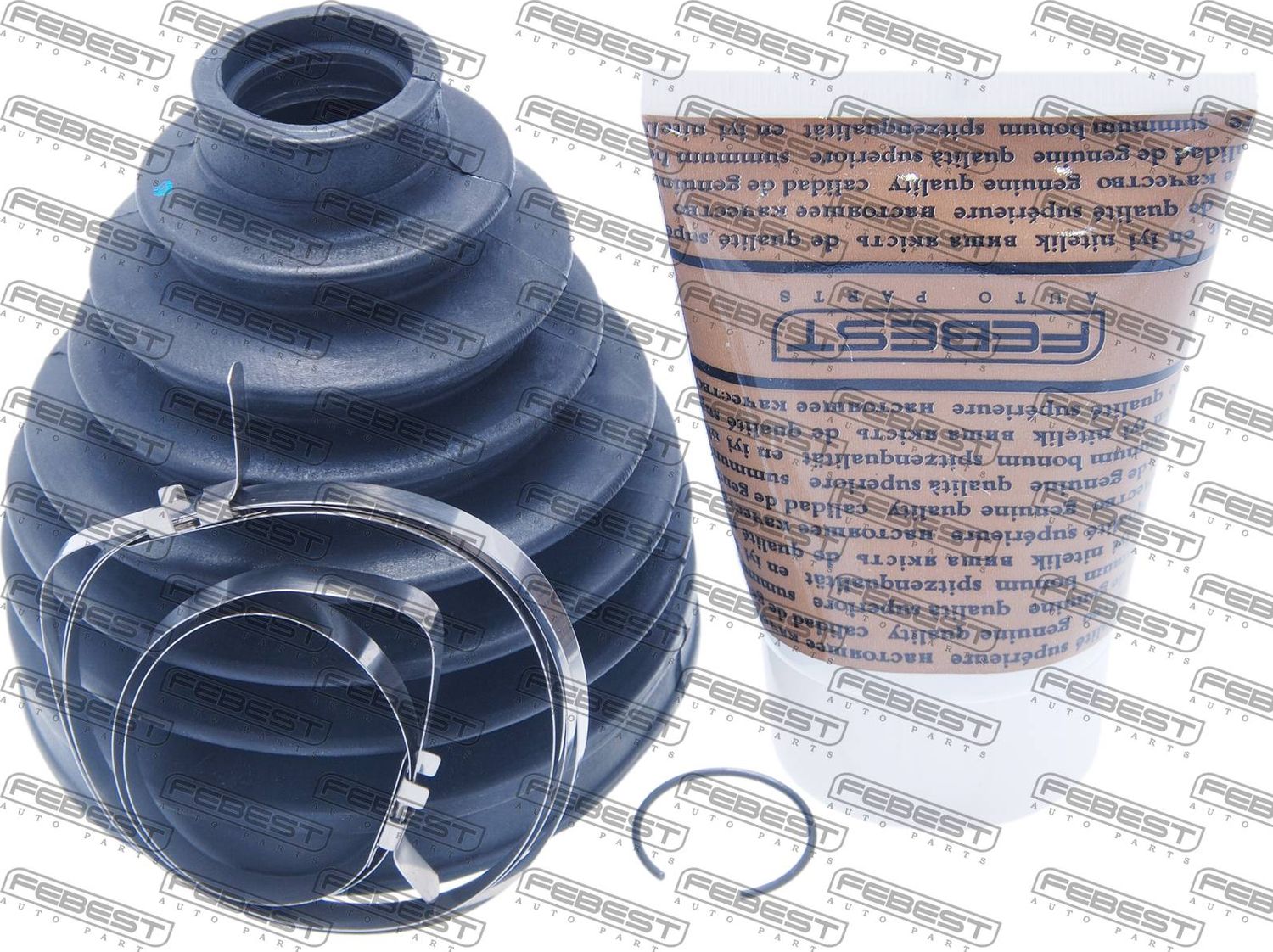 Пыльник ШРУСа наружный Febest (NBR (бутадиен-нитрильный каучук)). Артикул 0217-E51