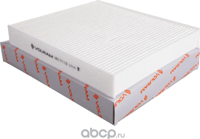 ФИЛЬТР САЛОННЫЙ ДЛЯ А/М VW POLO SEDAN RUS (10-) SKODA FABIA II, III 1.2-1.6 (07 (Volram). Артикул VR17119