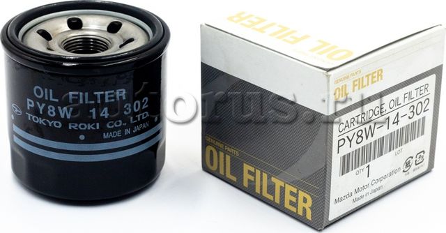 Масляный фильтр Mazda. Артикул PY8W14302