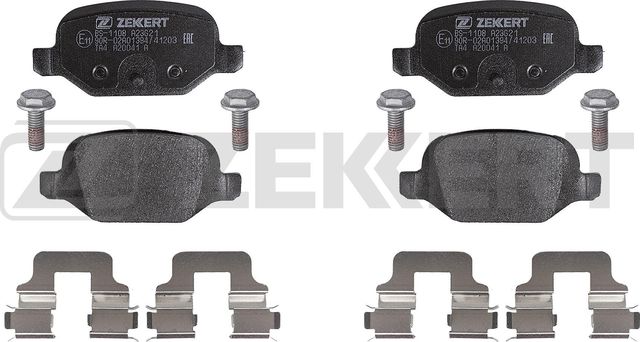 Тормозные колодки Zekkert. Артикул BS-1108