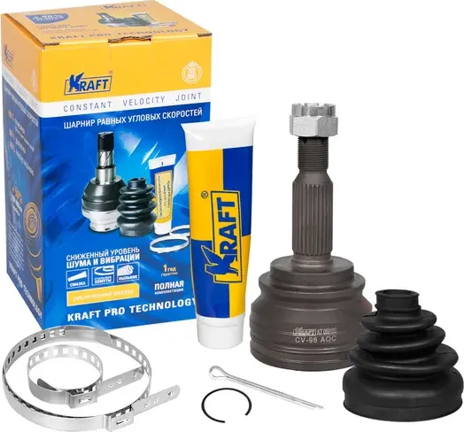 ШРУС MITSUBISHI LANCER/OUTLENDER 06- 2.0/2.4 CVT/AT/MT (Kraft). Артикул KT059100