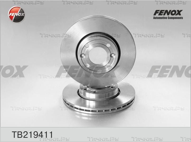 Тормозной диск Fenox передний для Renault Kangoo II 2008-2026. Артикул TB219411