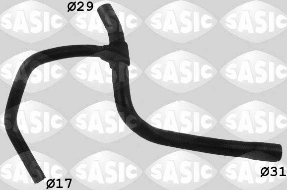 Патрубок радиатора (системы охлаждения) Sasic нижний для Dacia Logan I 2004-2012. Артикул SWH4344