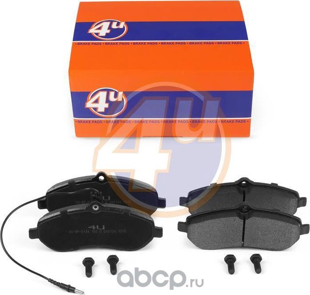 КОЛОДКИ ПЕР CITROEN JUMPY II (VF7) JUMPY II VAN EXPERT TEPEE (VF3X_) EXPERT VAN (4U). Артикул 4UBP0134