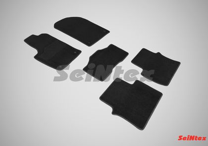 Коврики текстильные Seintex на нескользящей основе для салона Jeep Grand Cherokee WK2 2010-2024. Артикул 85221