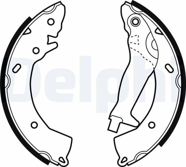 Тормозные колодки Delphi. Артикул LS1966
