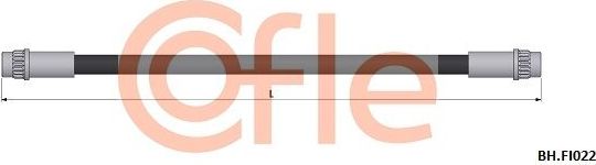 Тормозной шланг Cofle. Артикул 92.BH.FI022